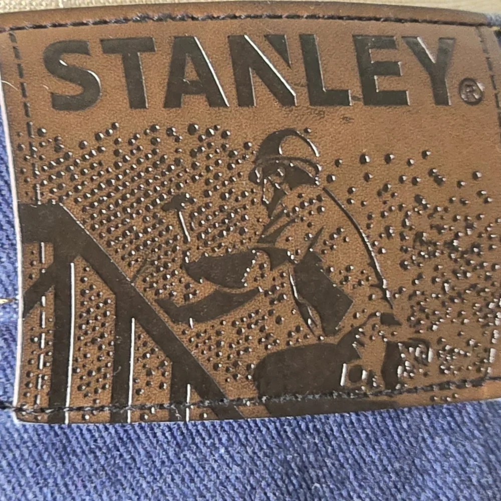Stanley Workwear Men's 36x32 Fleece Lined Insulated Jeans Blue Denim Work Wear